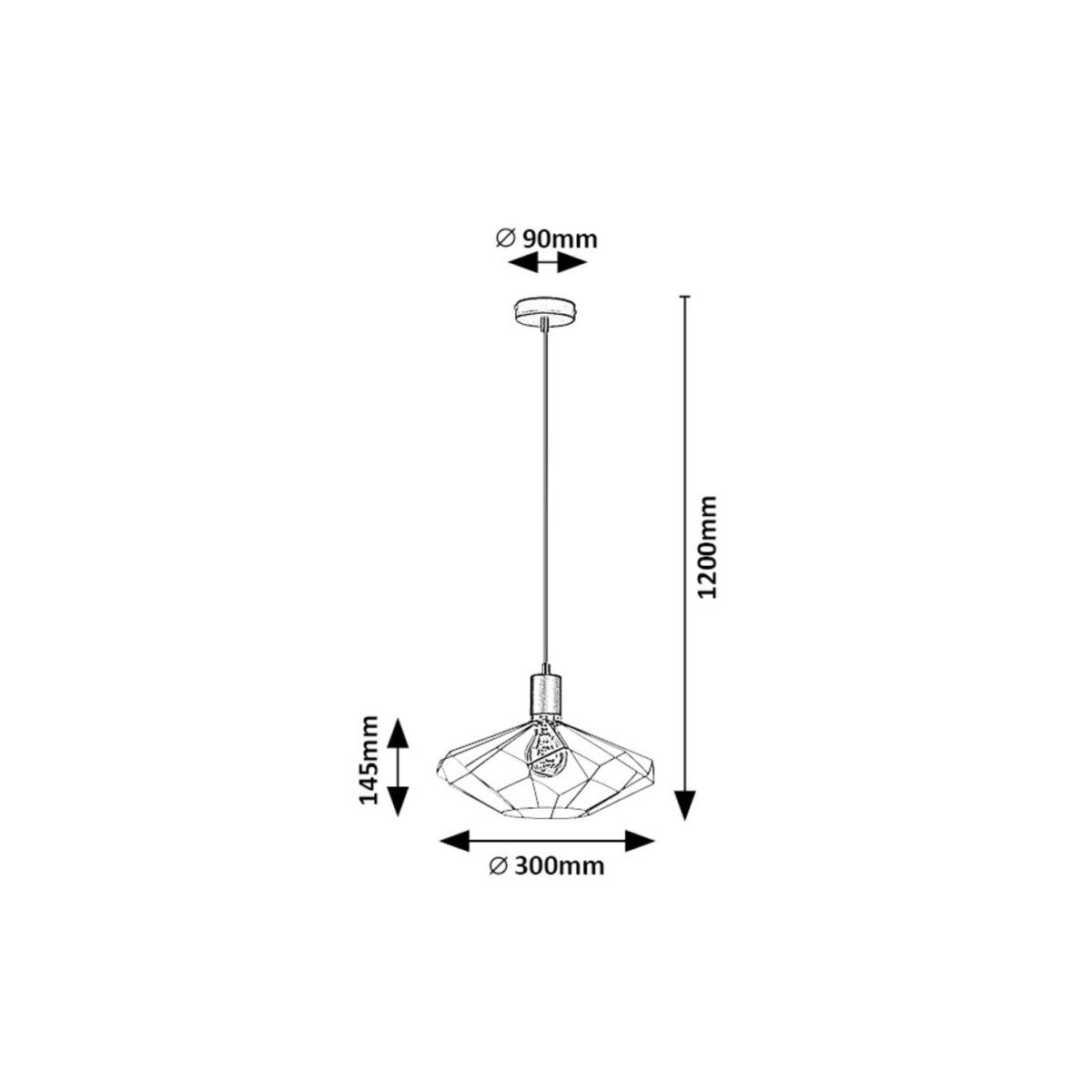 Rabalux Fran 72241 - typ - Lampy wiszące
