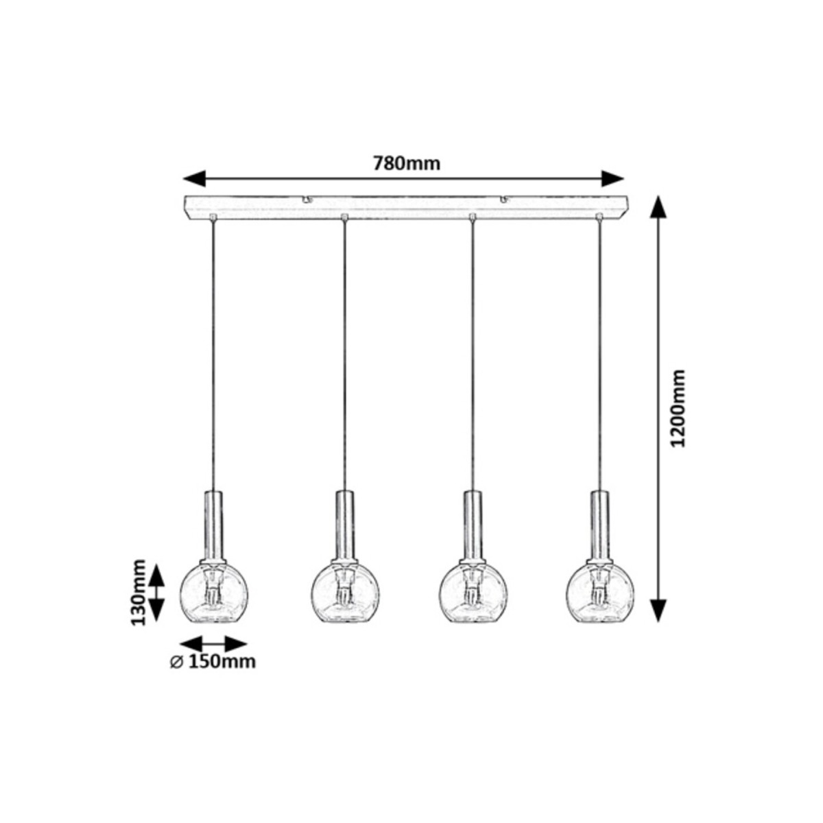 Rabalux Centio 72174 - typ - Lampy wiszące