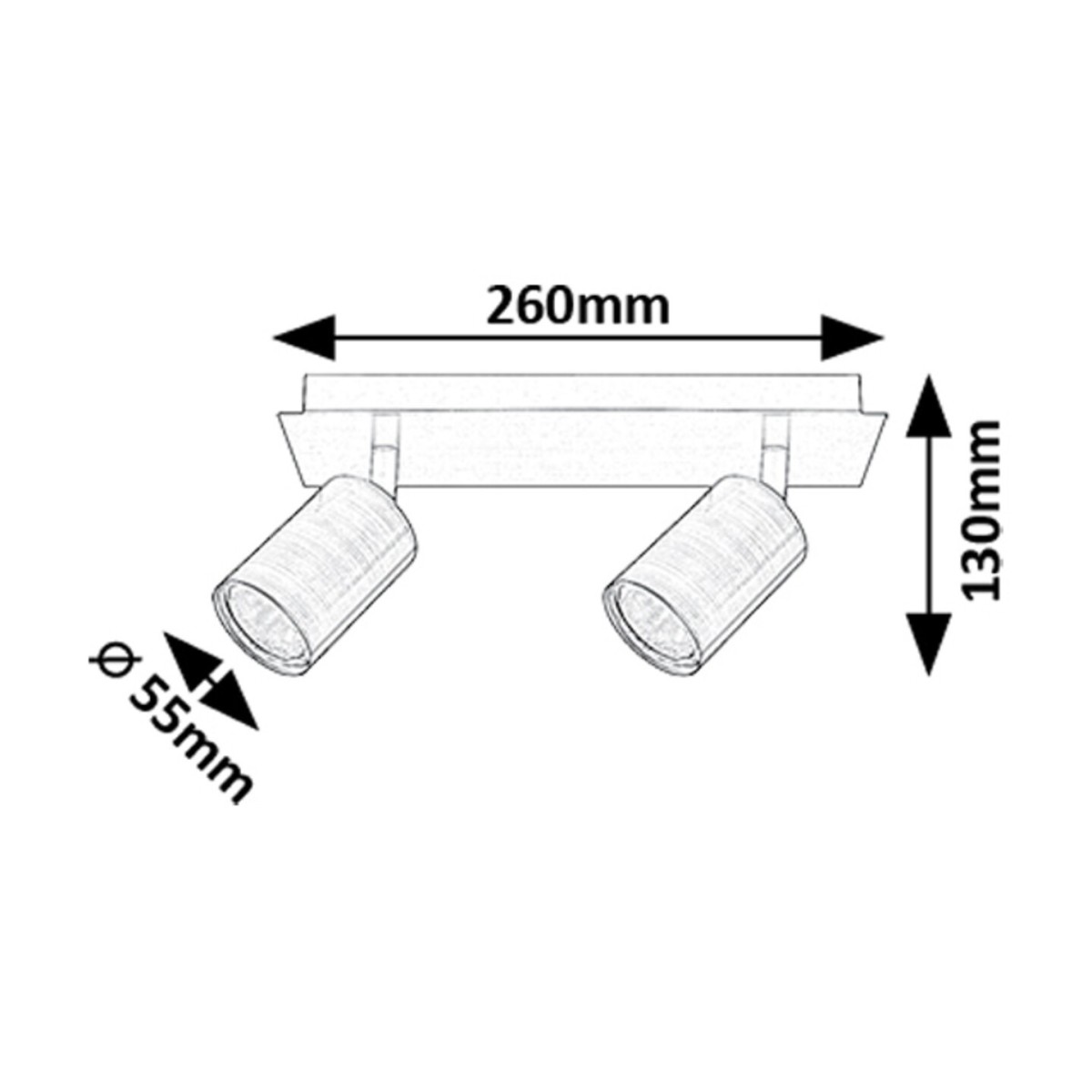 Rabalux Gerhard 73072 - typ - Oświetlenie punktowe