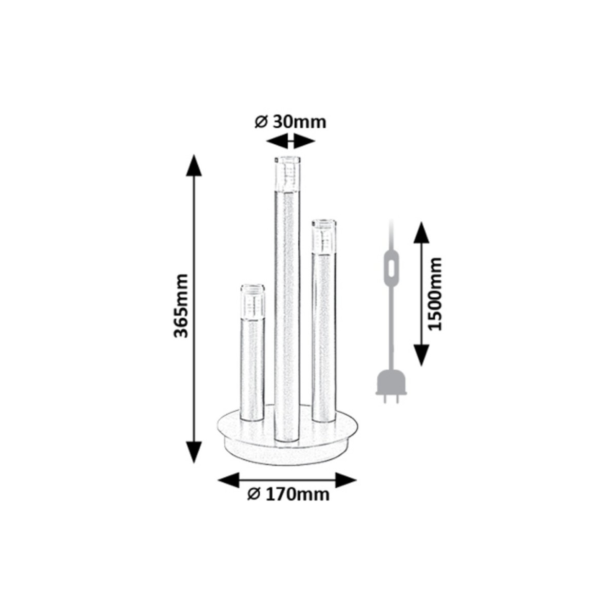 Rabalux Ramira 74365 - typ - Lampy stołowe