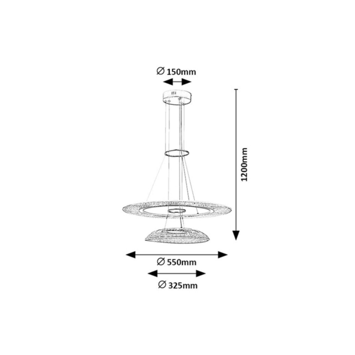Rabalux Zofrael 72412 - typ - Lampy wiszące