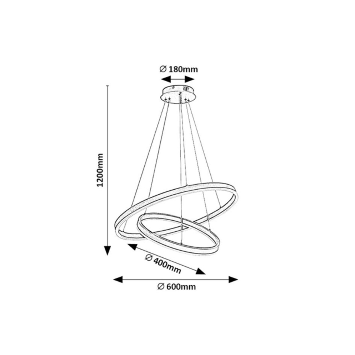 Rabalux Isaure 72305 - typ - Lampy wiszące