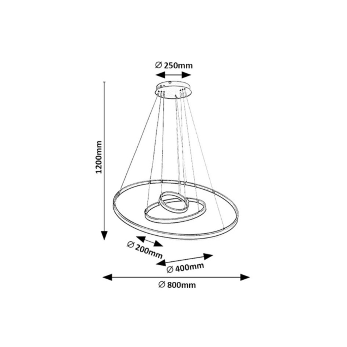 Rabalux Isaure 72306 - typ - Lampy wiszące