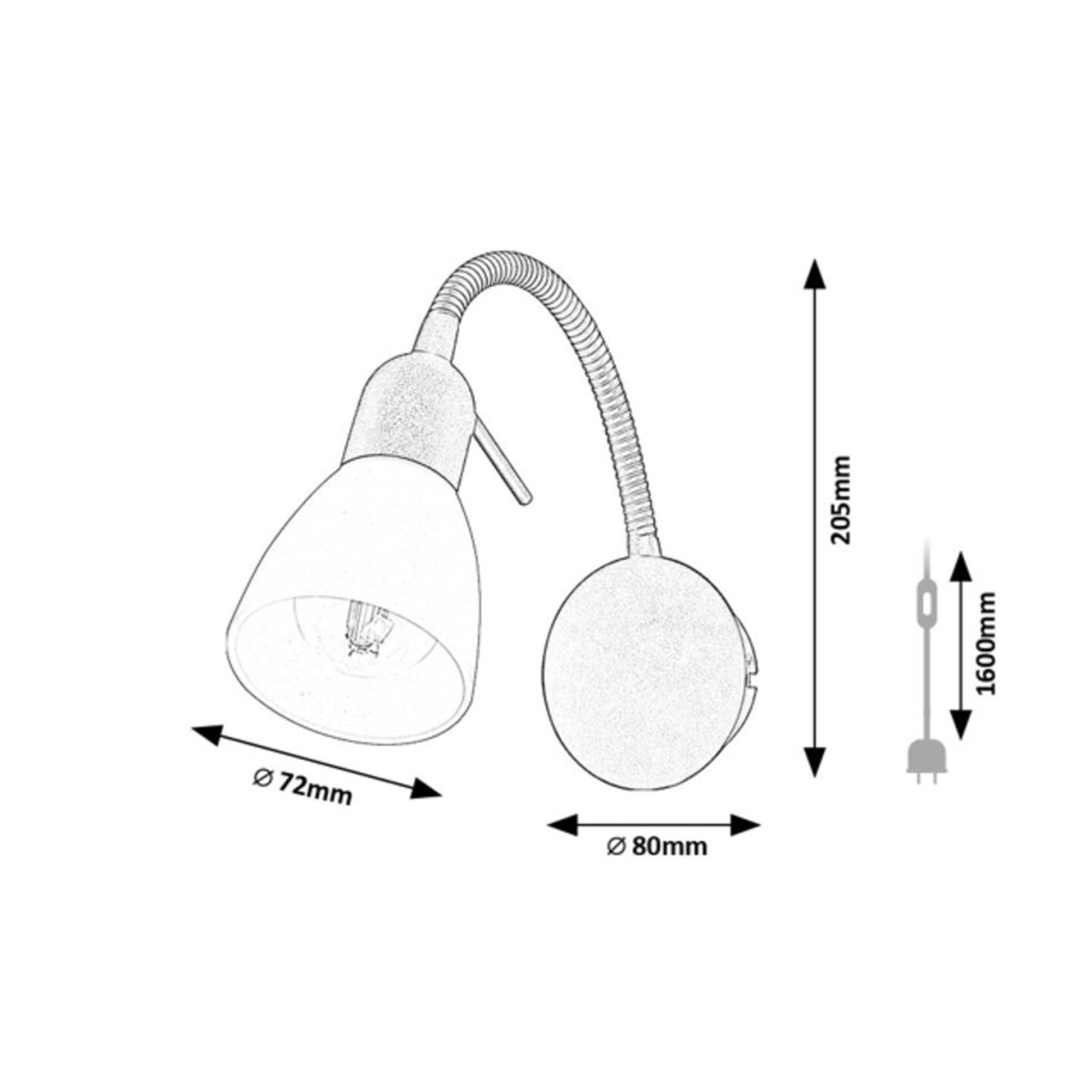 Rabalux Soma 73090 - typ - Oświetlenie punktowe