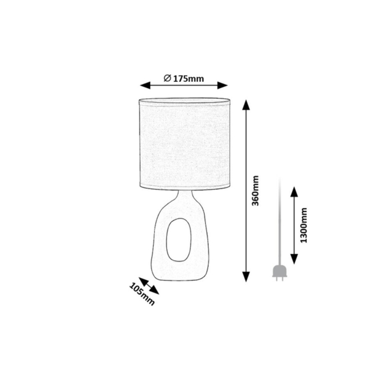 Rabalux Sylira 74072 - typ - Lampy stołowe