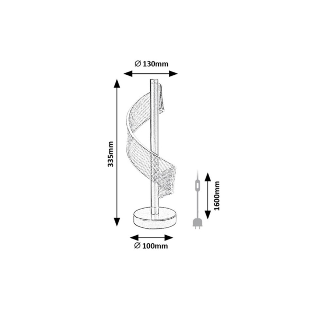 Rabalux Zofrael 74416 - typ - Lampy stołowe