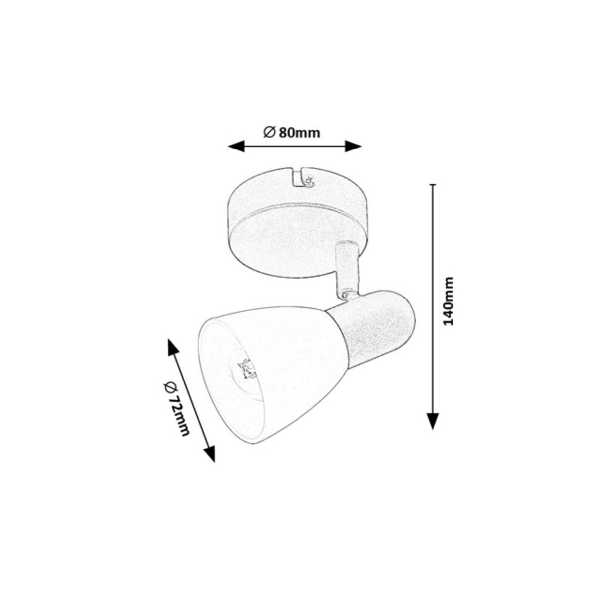 Rabalux Soma 73091 - typ - Oświetlenie punktowe