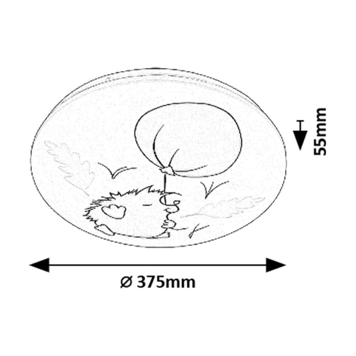 Rabalux Hedgy 71191 - typ - Lampy dla dzieci
