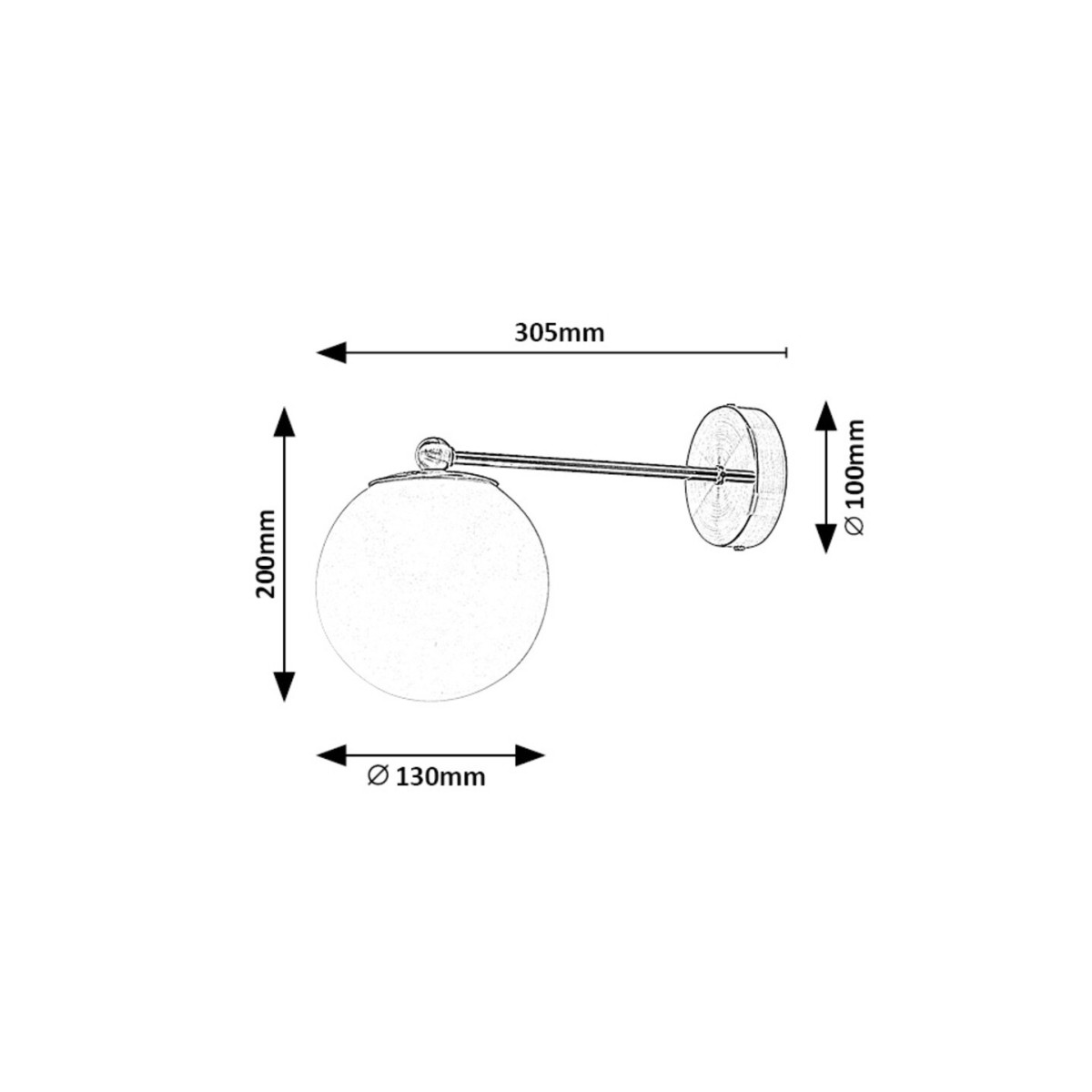 Rabalux Kiara 71081 - typ - Lampa ścienna