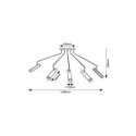 Rabalux Senobia 73040 - typ - Lampy sufitowe