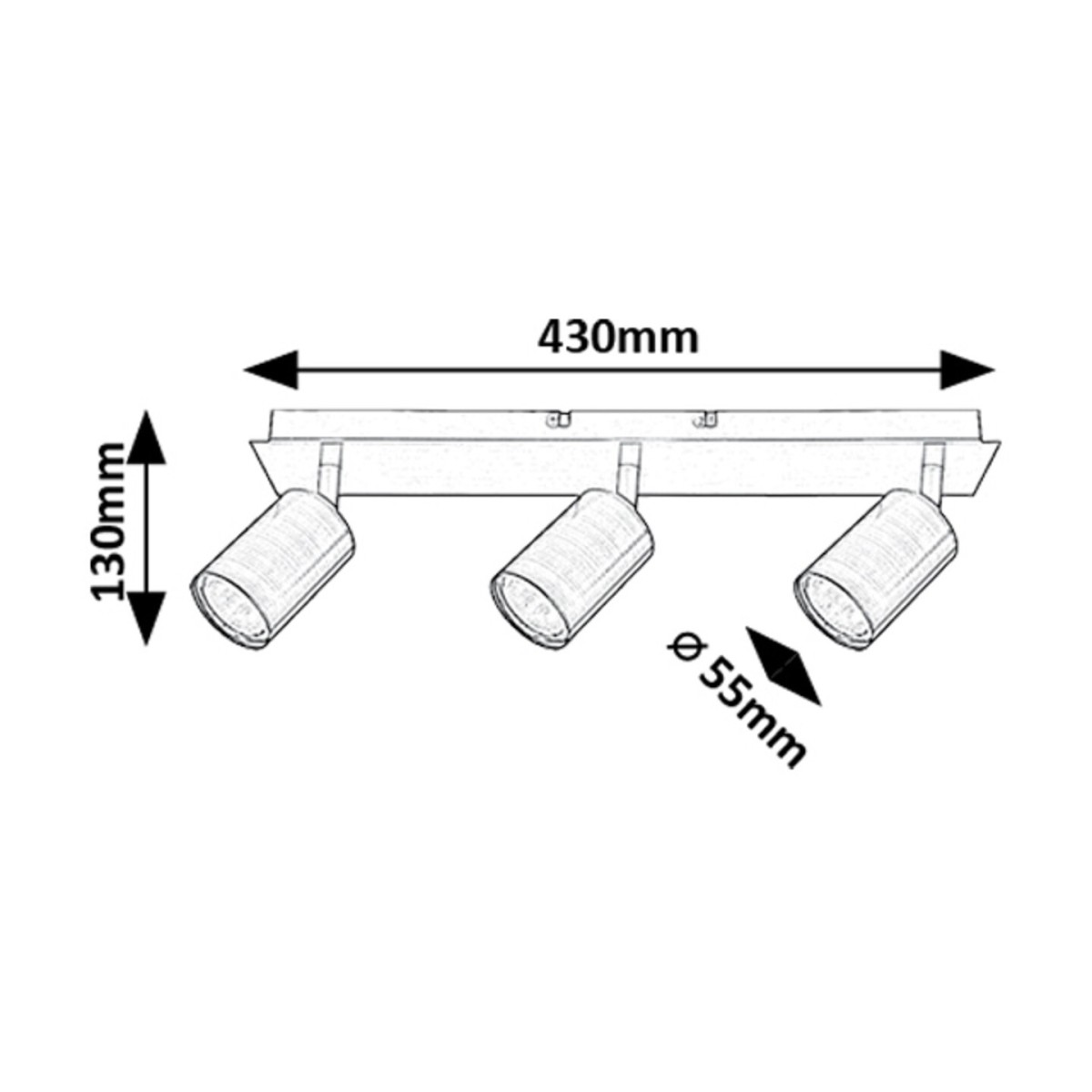 Rabalux Gerhard 73073 - typ - Oświetlenie punktowe
