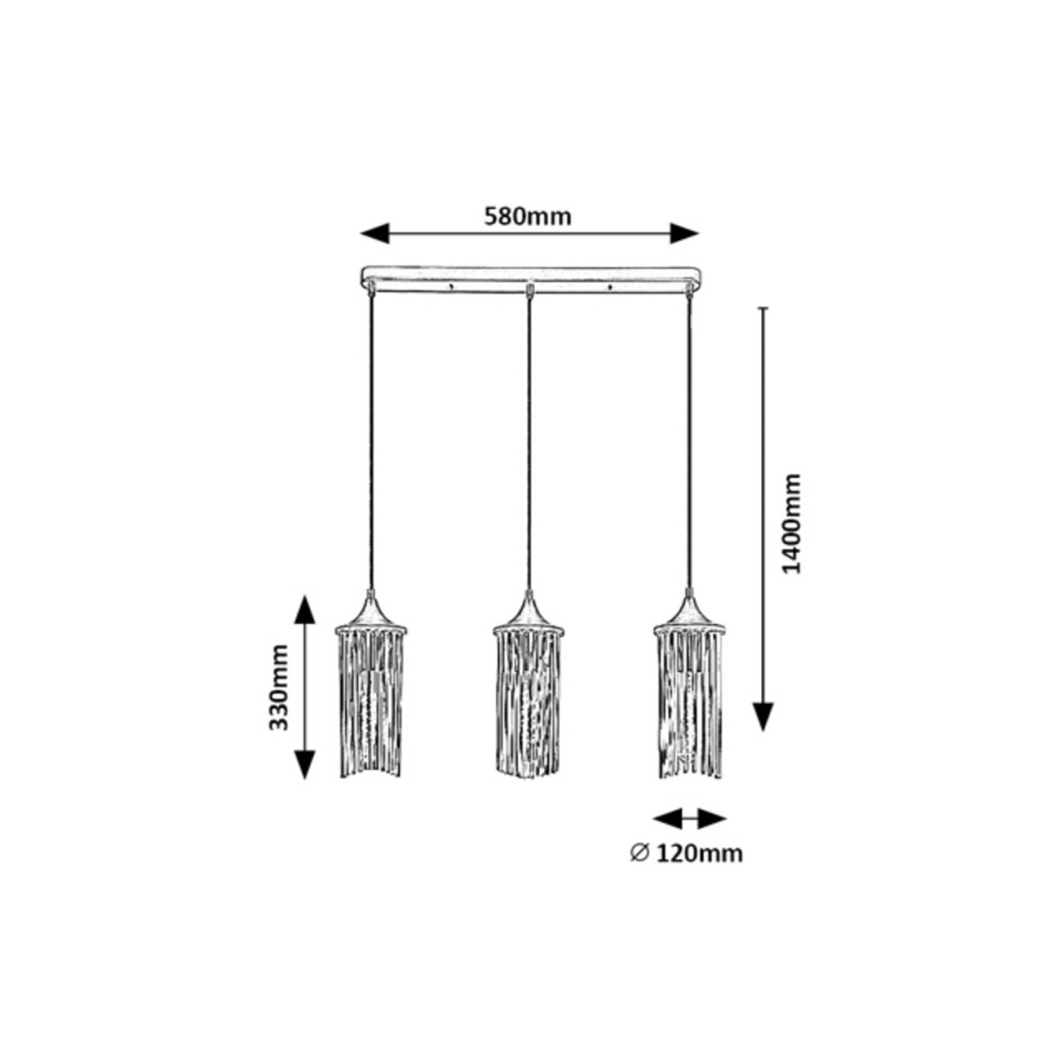 Rabalux Roxas 72153 - typ - Lampy wiszące