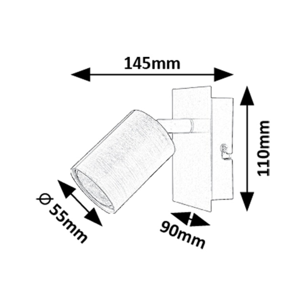 Rabalux Gerhard 73071 - typ - Oświetlenie punktowe