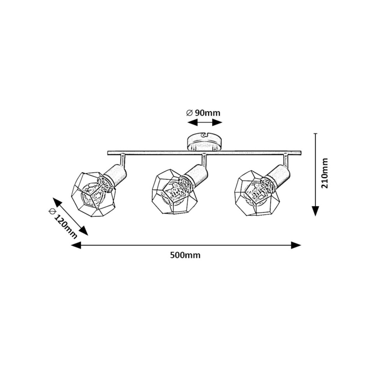 Rabalux Fran 71067 - typ - Lampy sufitowe