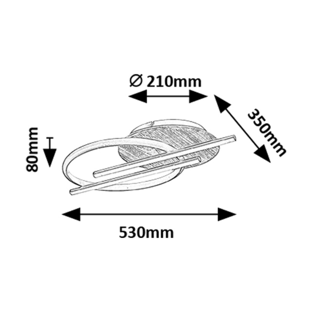 Rabalux Arash 71404 - typ - Lampy sufitowe