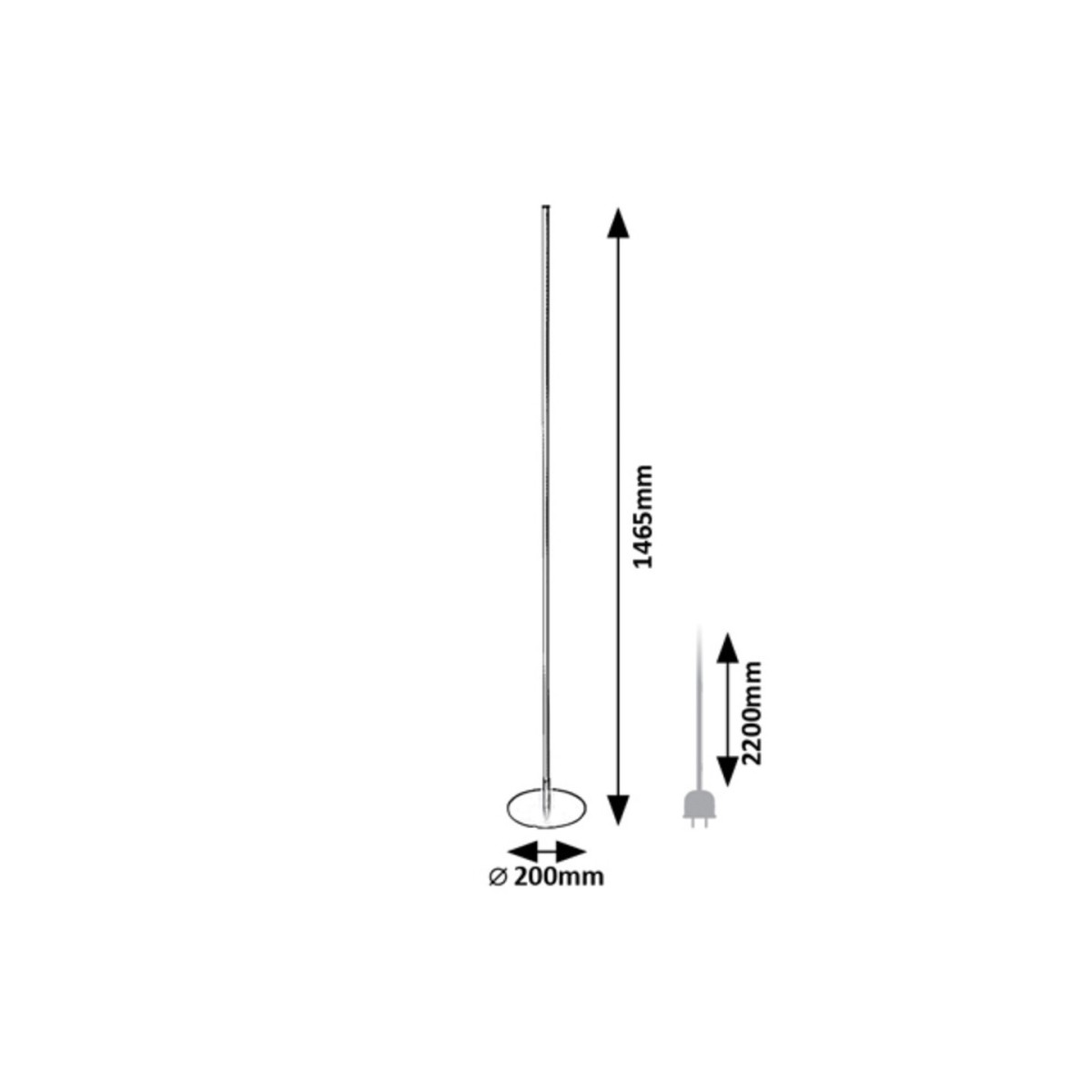 Rabalux Luigi 74005 - typ - Lampy podłogowe