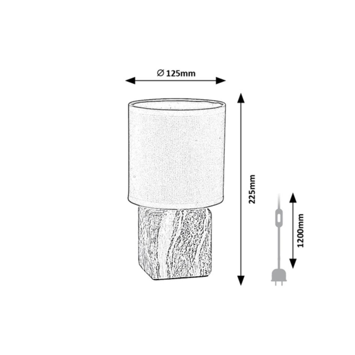Rabalux Nalisa 74068 - typ - Lampy stołowe