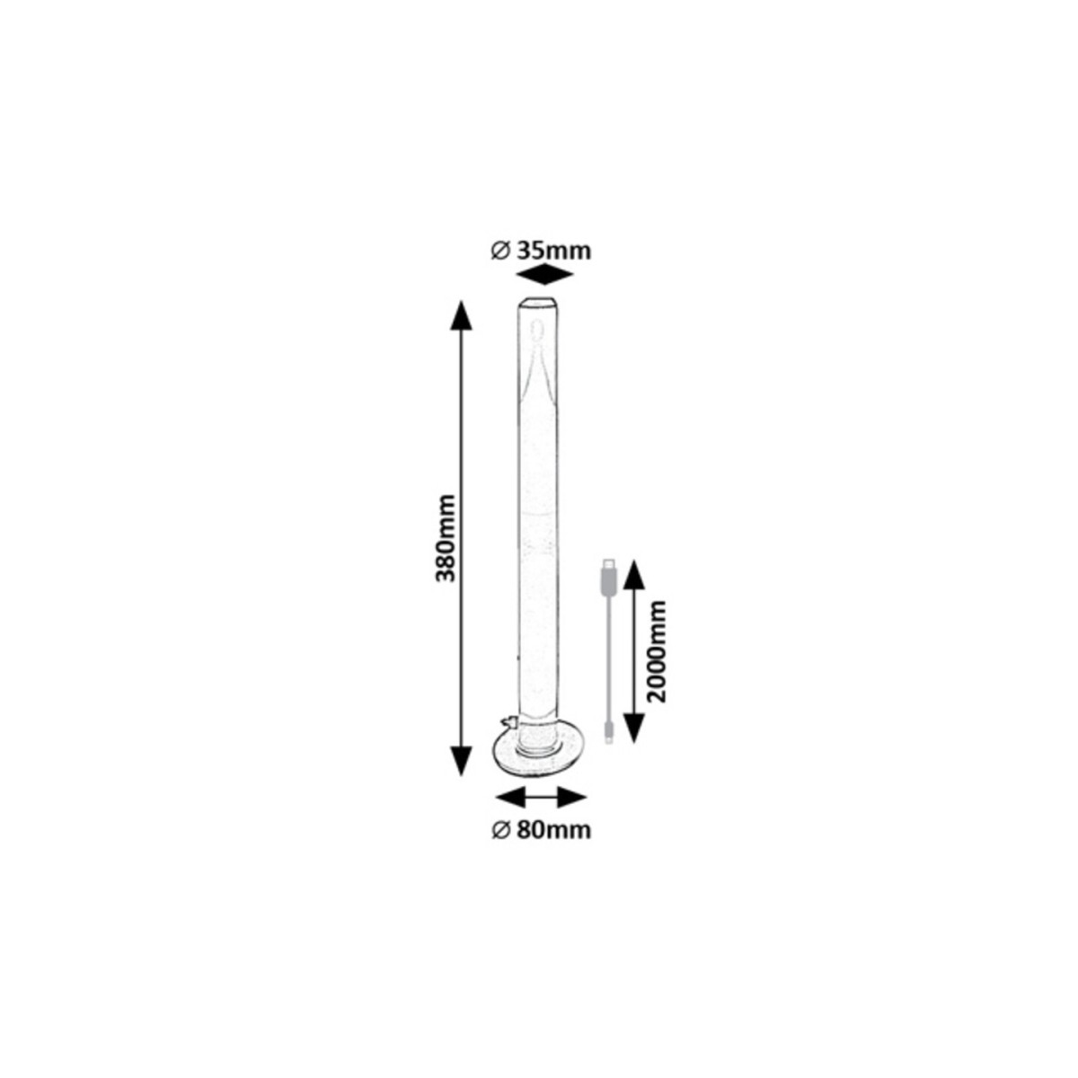 Rabalux Paco 76014 - typ - Lampki dekoracyjne