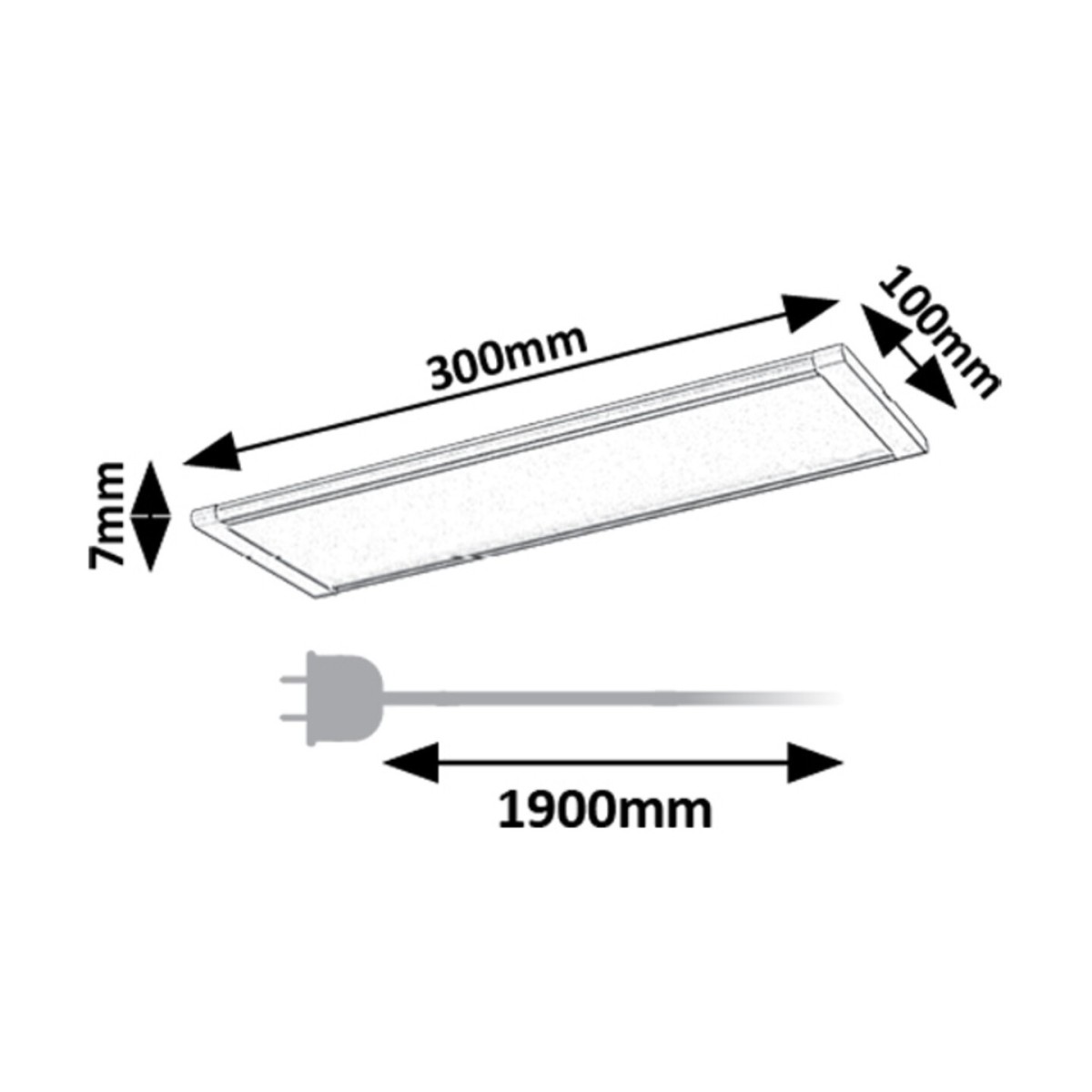Rabalux Tarelo 78021 - typ - Oświetlenie podszafkowe
