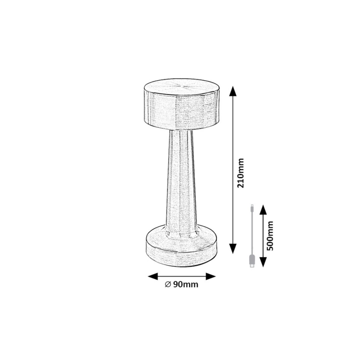 Rabalux Senan 74208 - typ - Lampy stołowe