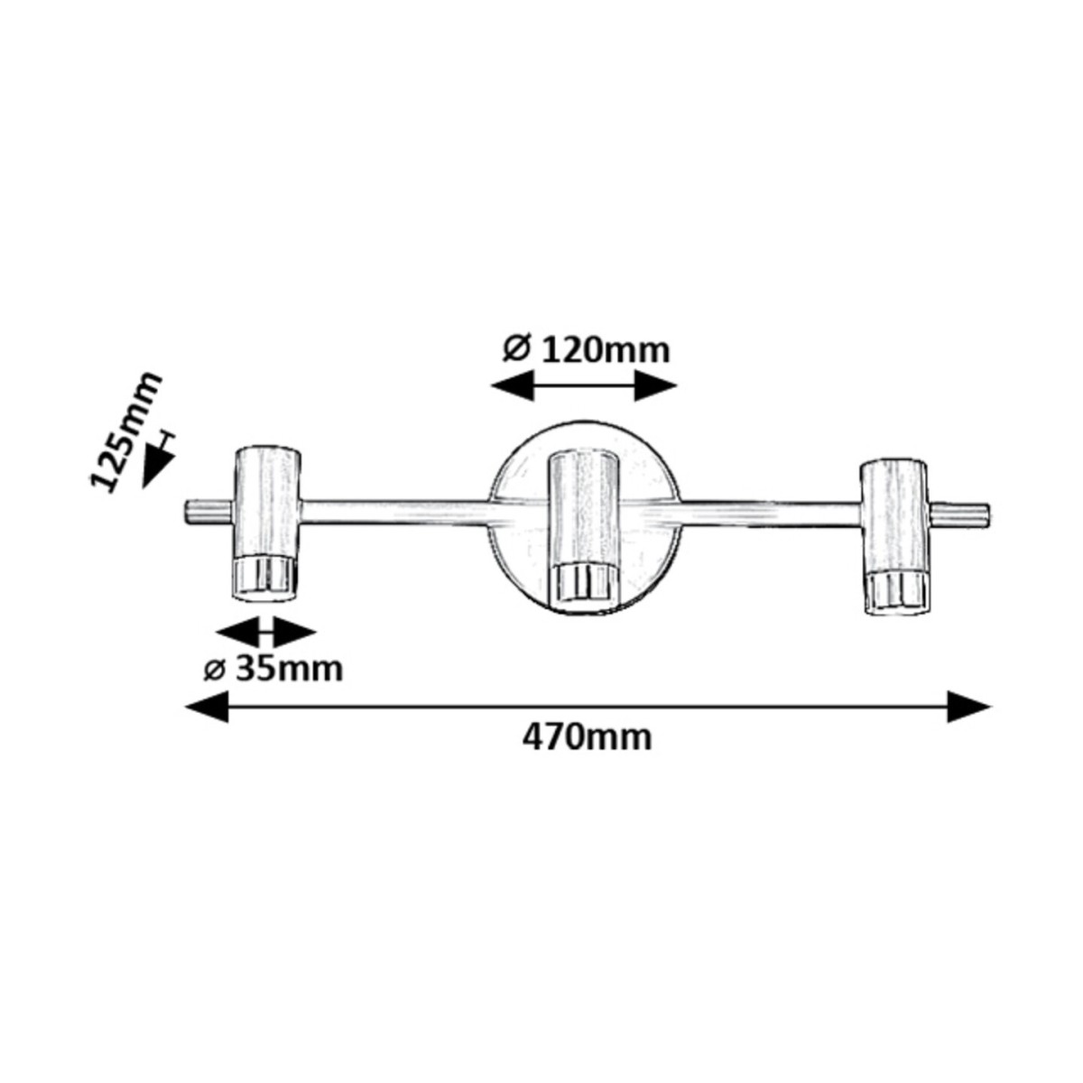 Rabalux Kadir 75042 - typ - Oświetlenie łazienkowe