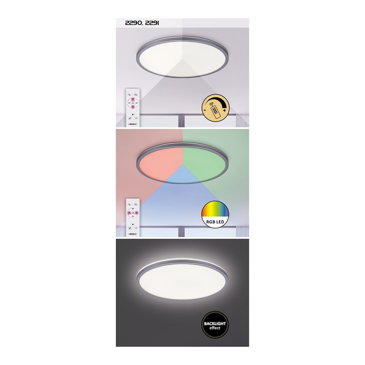 Rabalux Rasmus 2290 - typ - Lampy sufitowe