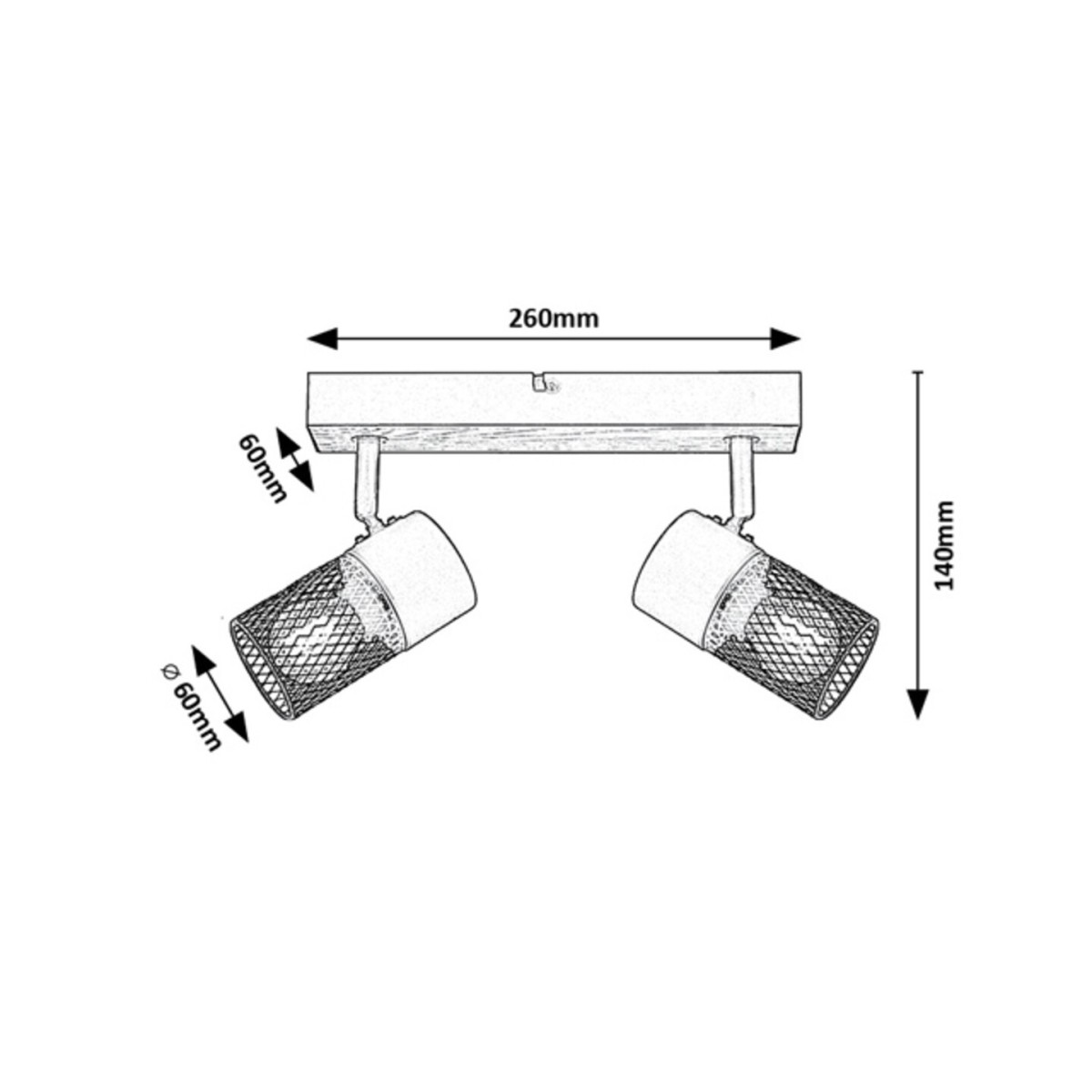 Rabalux Metta 71152 - typ - Oświetlenie punktowe