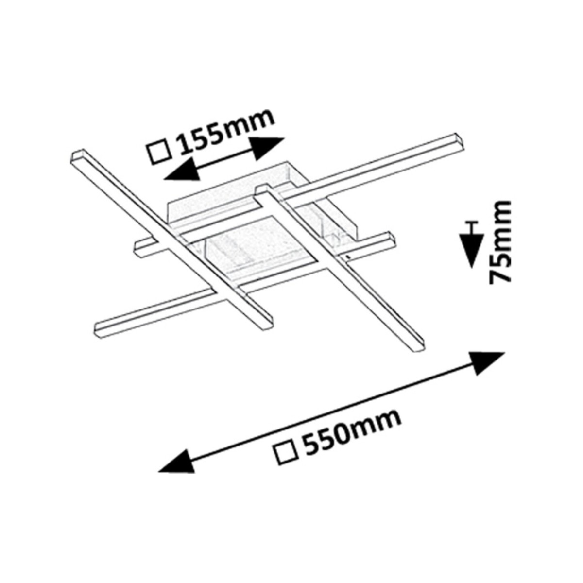 Rabalux Demir 71398 - typ - Lampy sufitowe