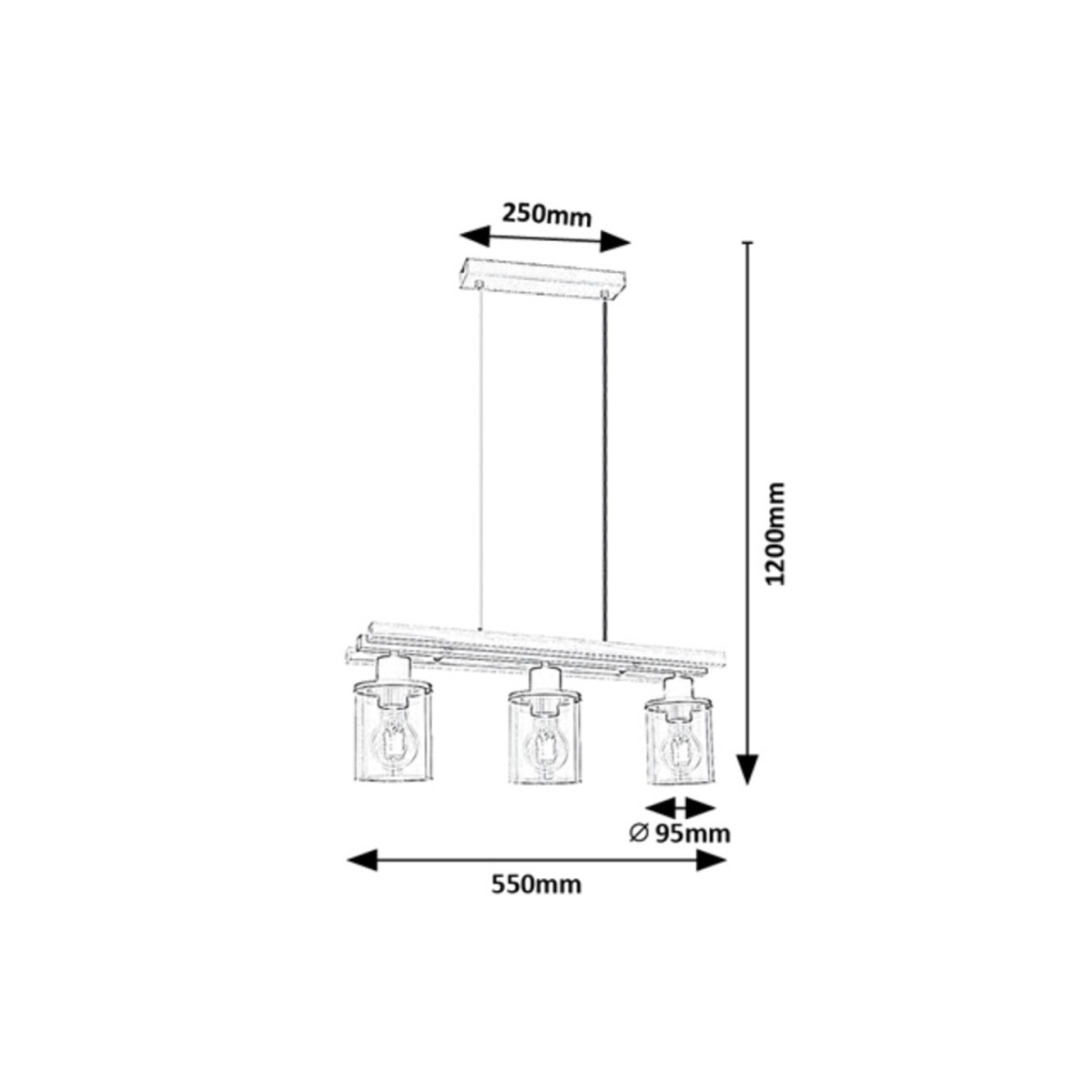 Rabalux Niylah 72083 - typ - Lampy wiszące