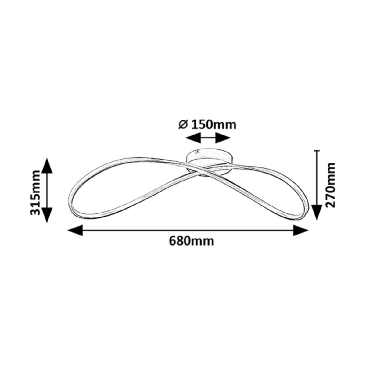 Rabalux Castiel 72116 - typ - Lampy sufitowe