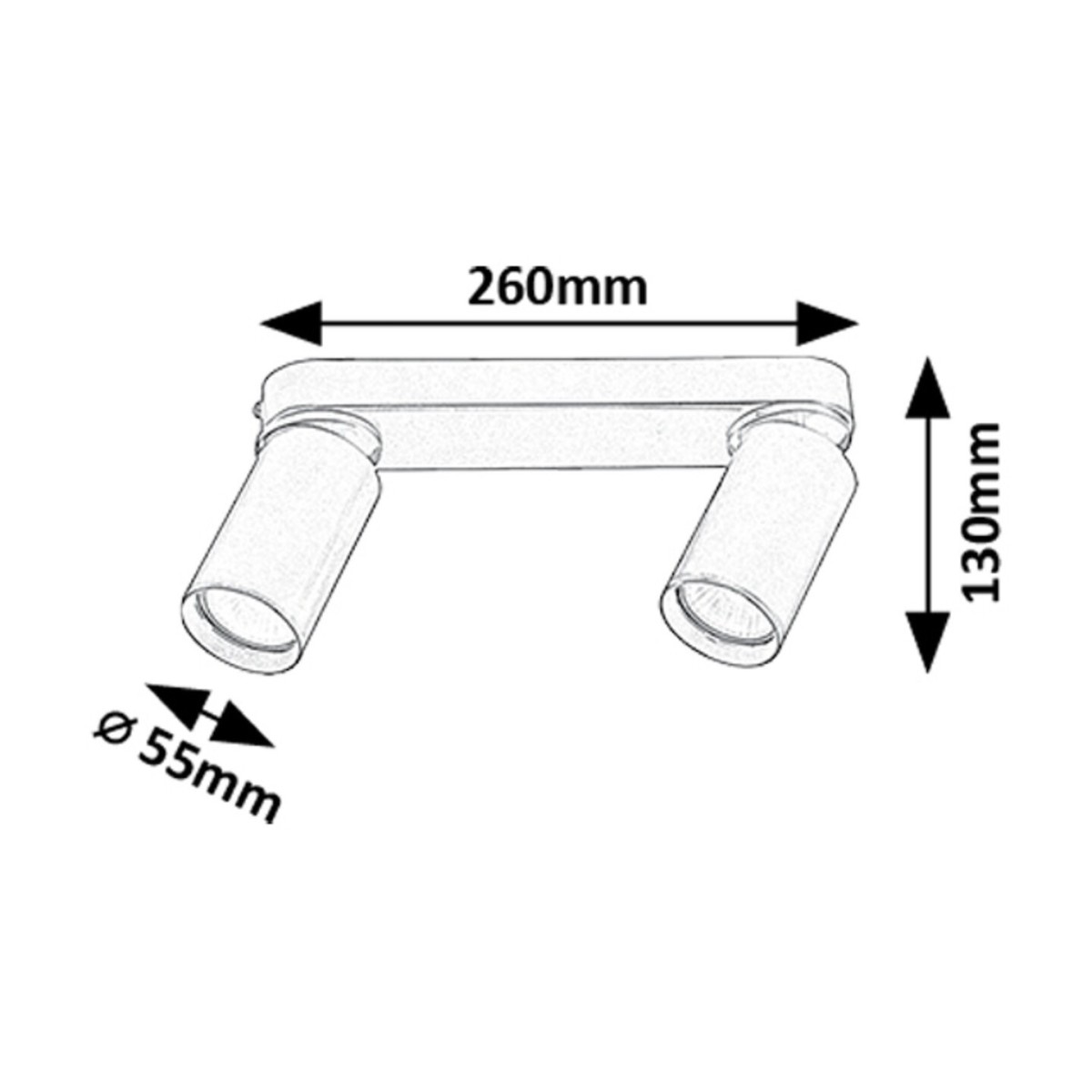 Rabalux Mirina 73076 - typ - Oświetlenie punktowe