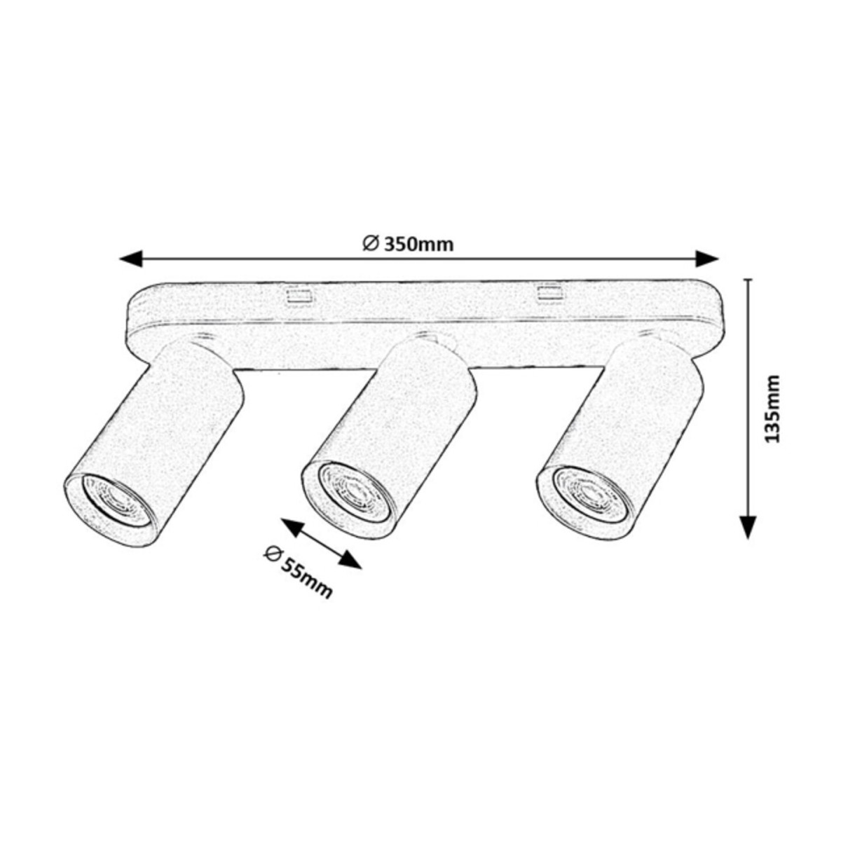 Rabalux Yorli 73083 - typ - Oświetlenie punktowe