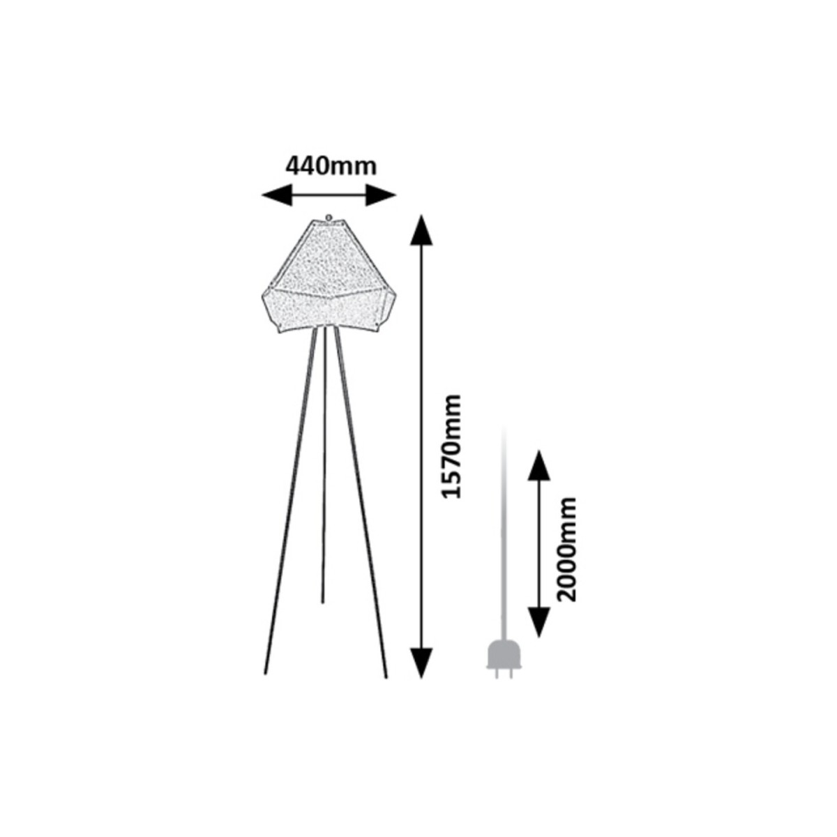 Rabalux Lomiro 74000 - typ - Lampy podłogowe