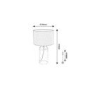 Rabalux Luxin 74048 - typ - Lampy stołowe