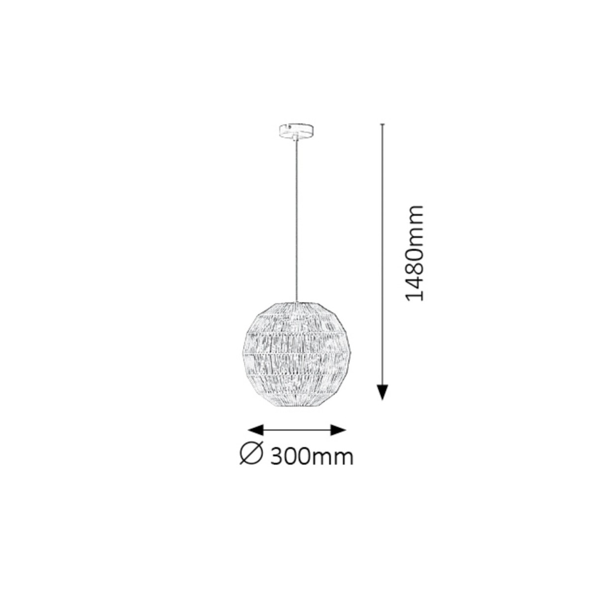 Rabalux Arsena 2222 - typ - Lampy wiszące