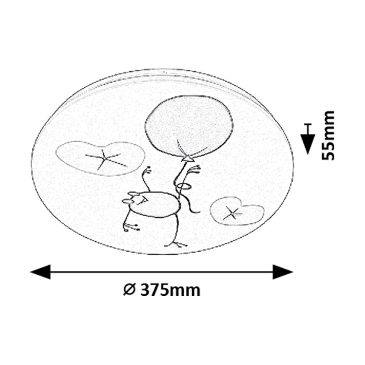 Rabalux Froggo 71069 - typ - Lampy dla dzieci