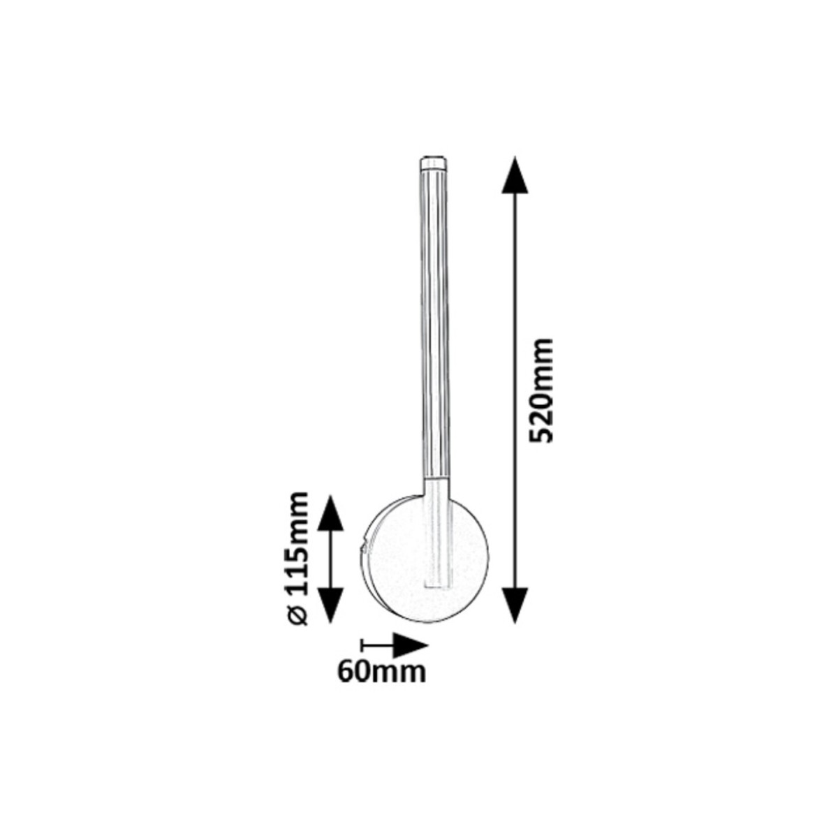Rabalux Nivaro 71167 - typ - Lampa ścienna