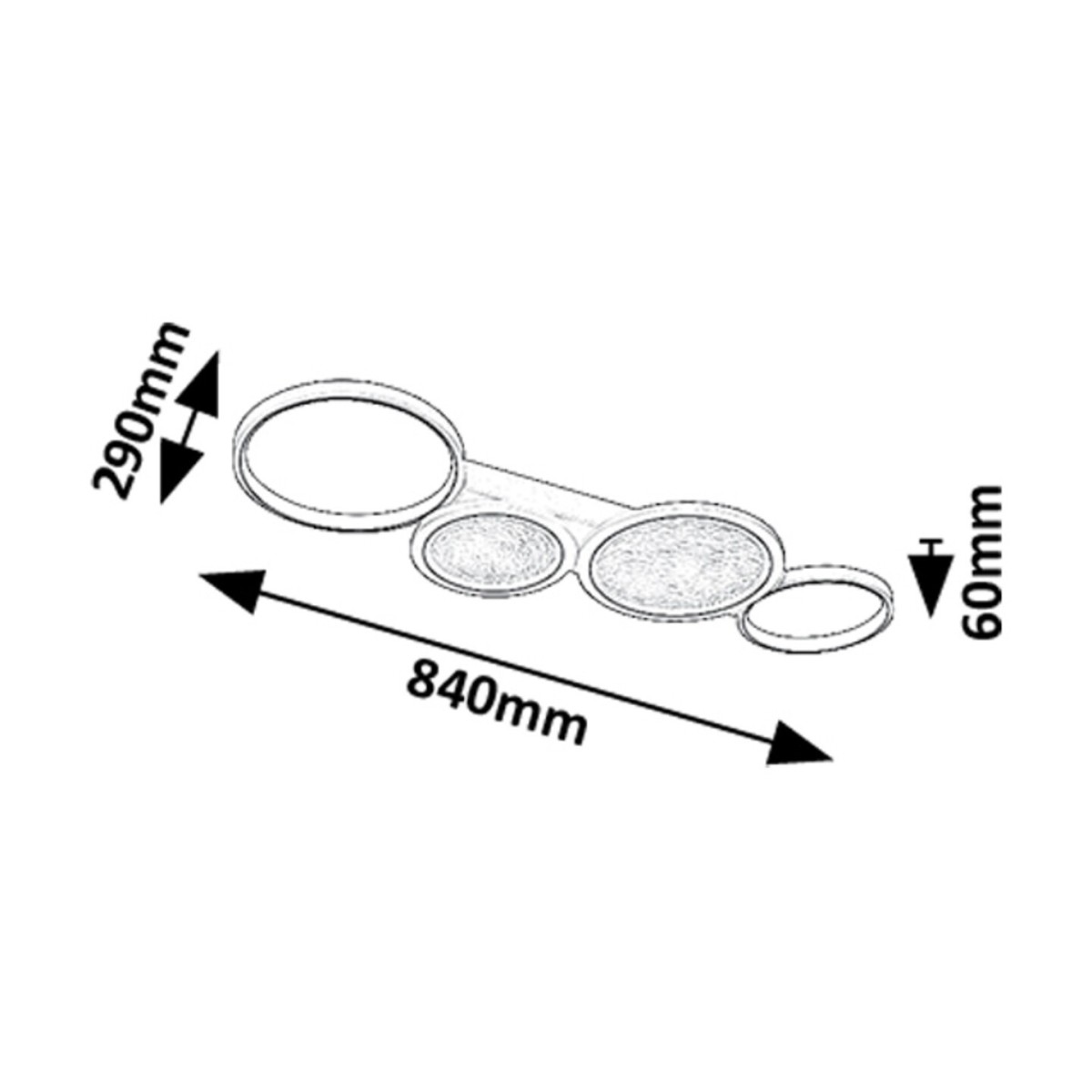 Rabalux Aranis 71379 - typ - Lampy sufitowe