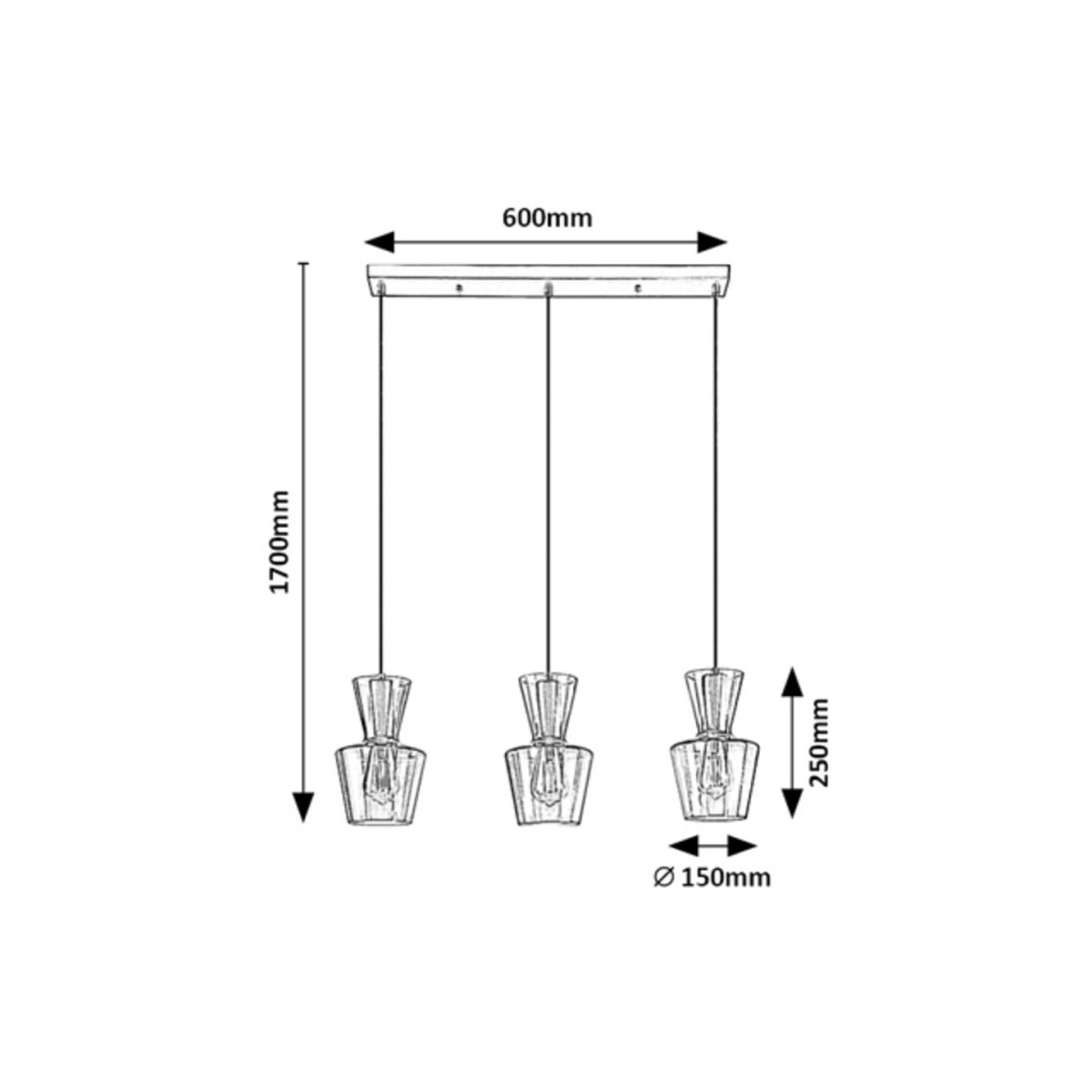 Rabalux Abra 72163 - typ - Lampy wiszące