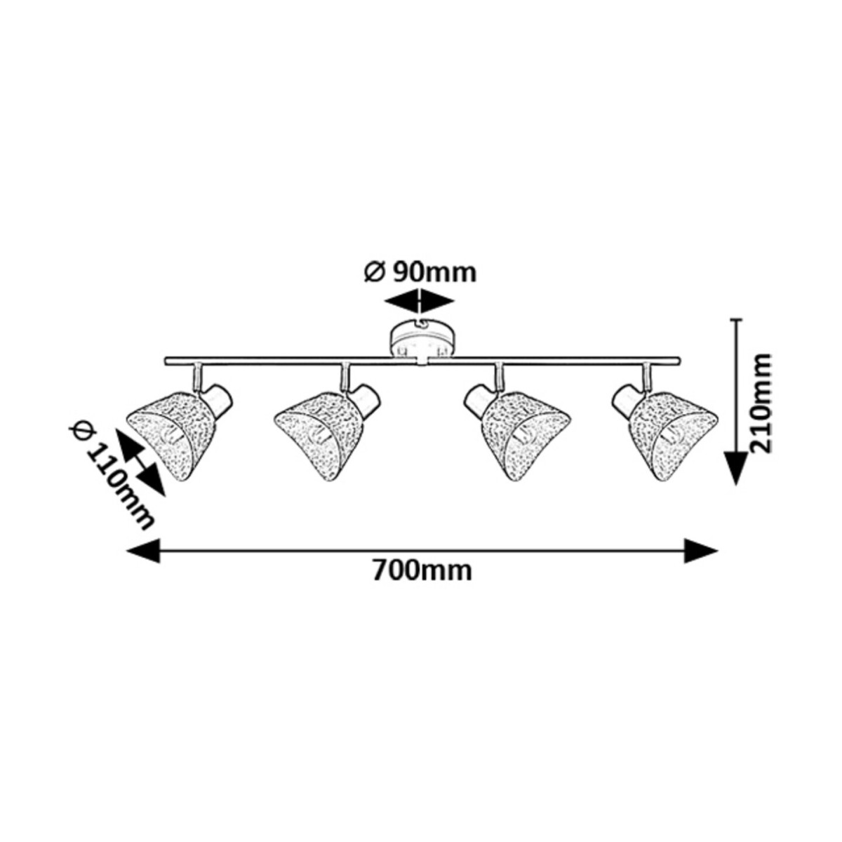 Rabalux Farelia 73008 - typ - Oświetlenie punktowe
