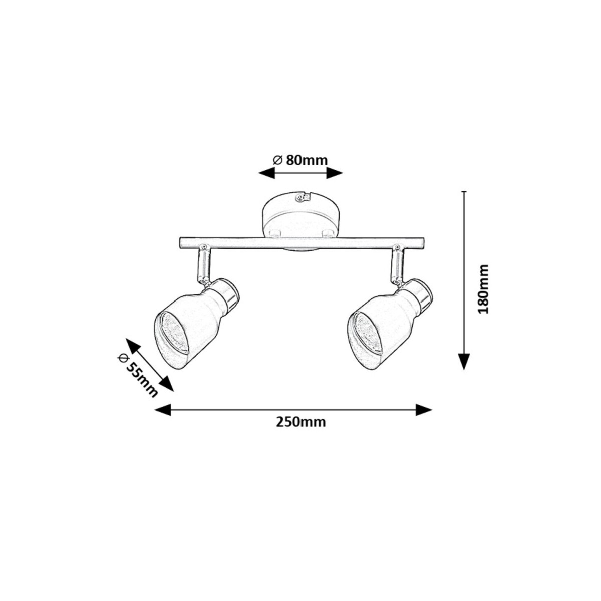 Rabalux Lilou 73048 - typ - Lampy sufitowe