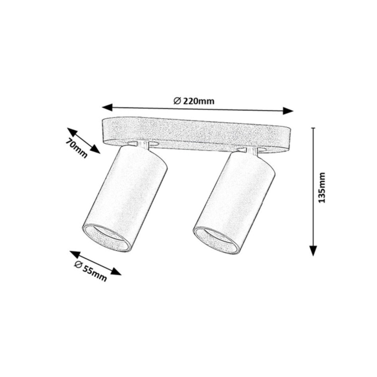 Rabalux Yorli 73082 - typ - Oświetlenie punktowe
