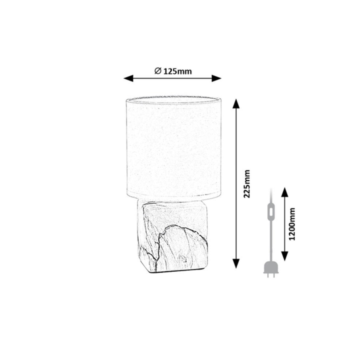 Rabalux Nalisa 74069 - typ - Lampy stołowe