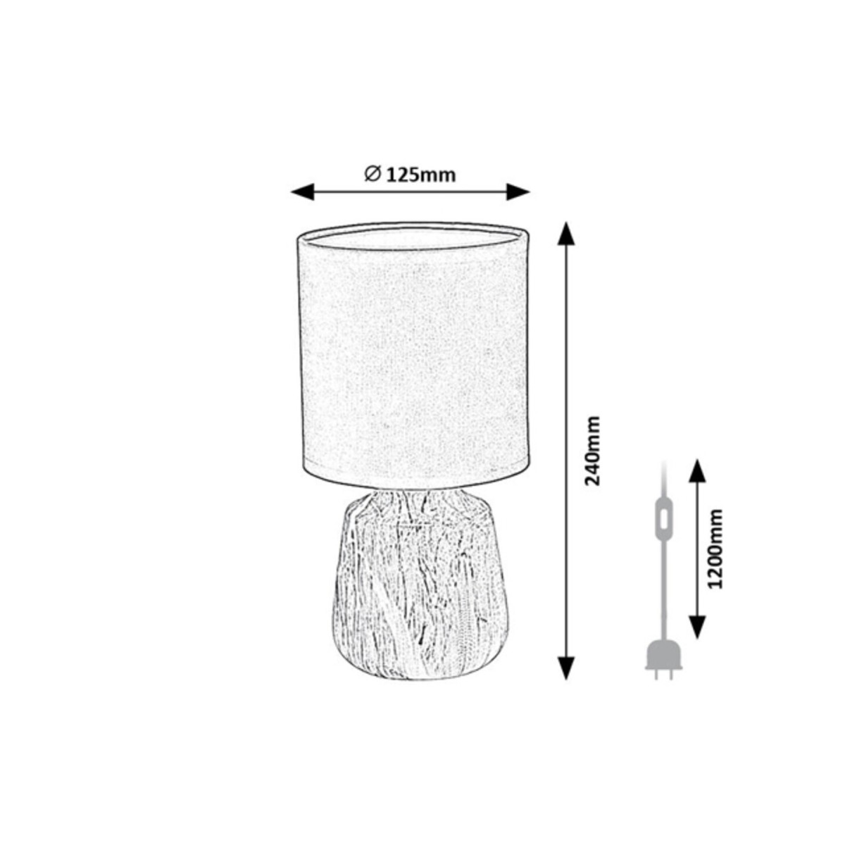 Rabalux Nalisa 74066 - typ - Lampy stołowe