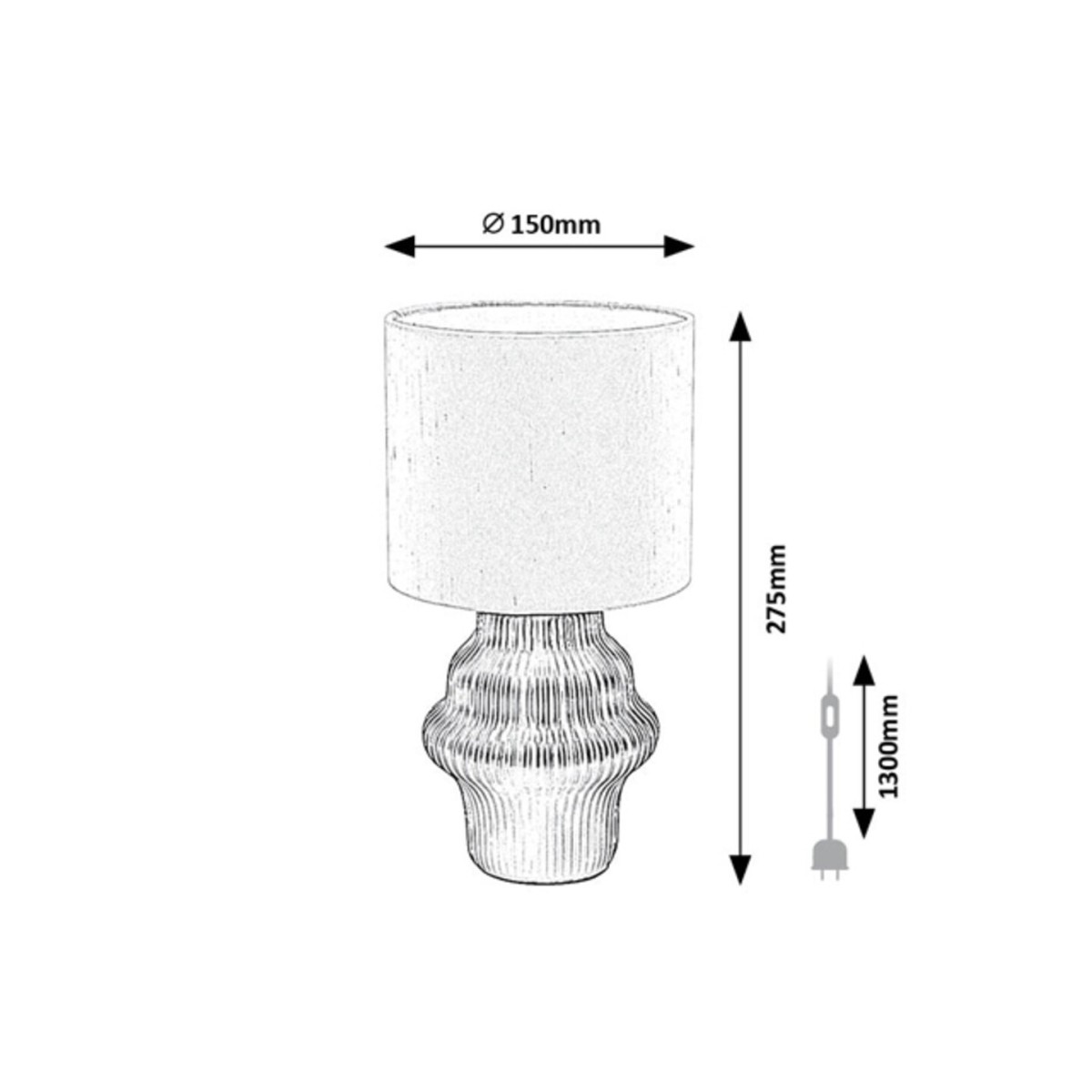 Rabalux Glimo 74058 - typ - Lampy stołowe