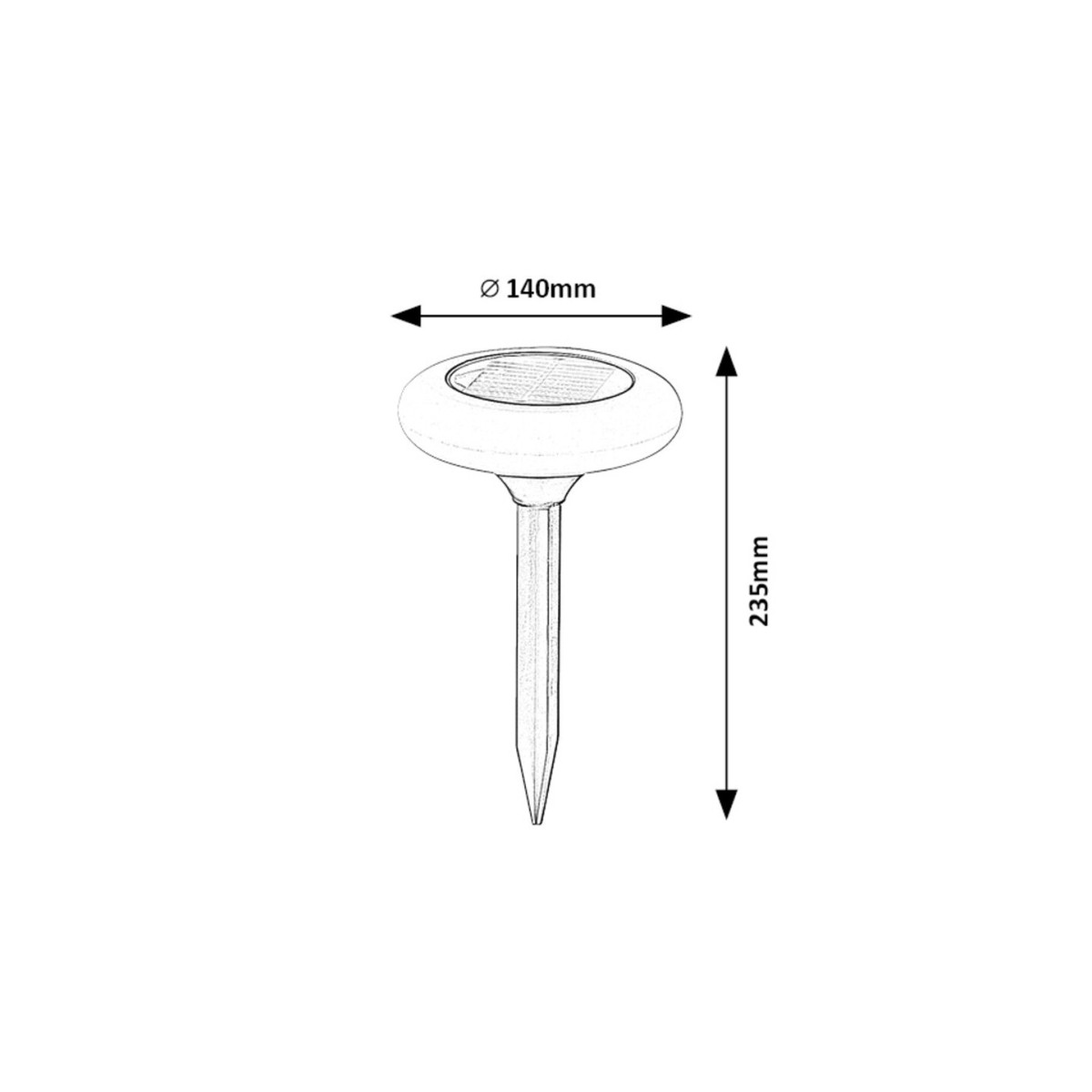Rabalux Haiti 7069 - typ - Lampy solarne