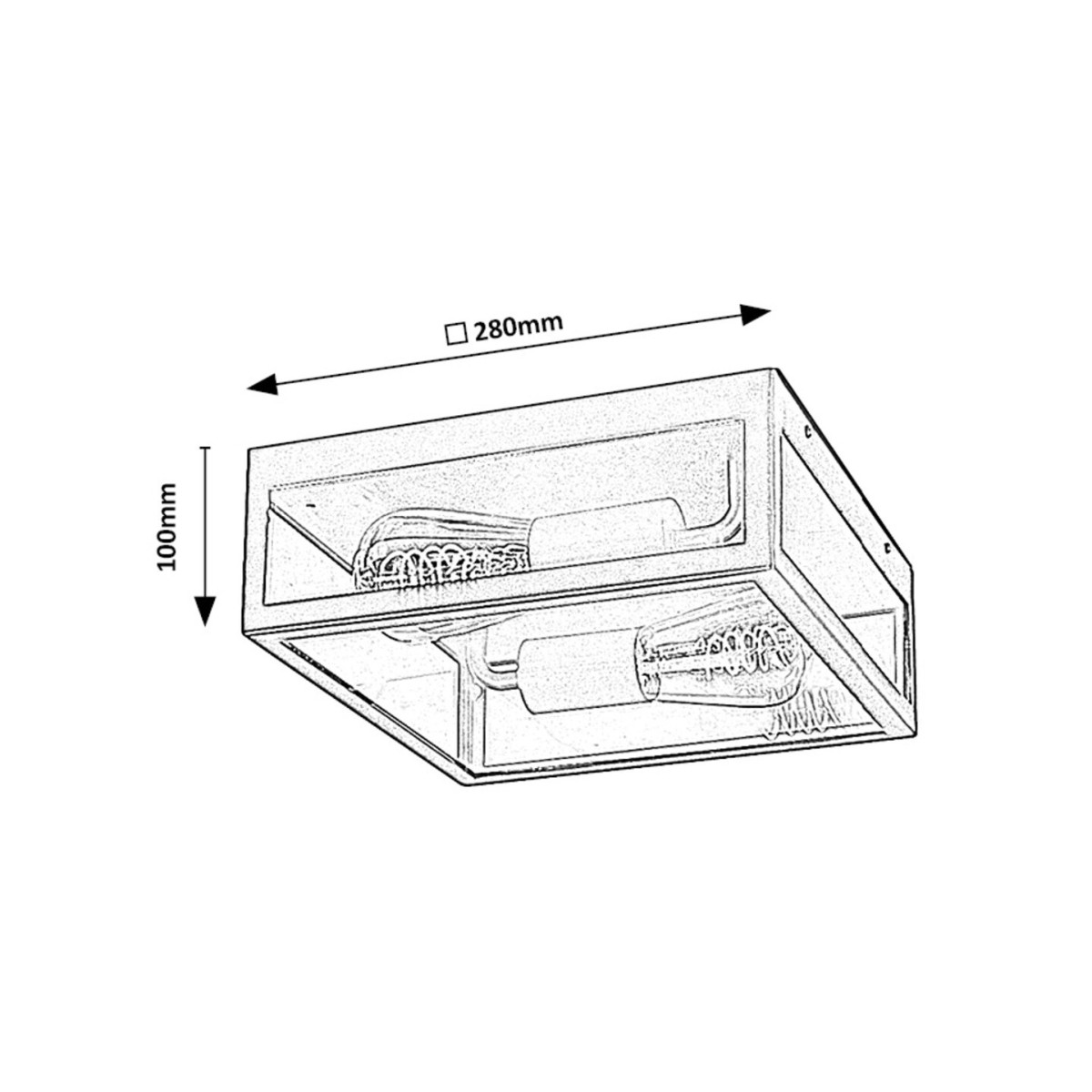 Rabalux Zaton 7070 - typ - Zewnętrzne lampy sufitowe