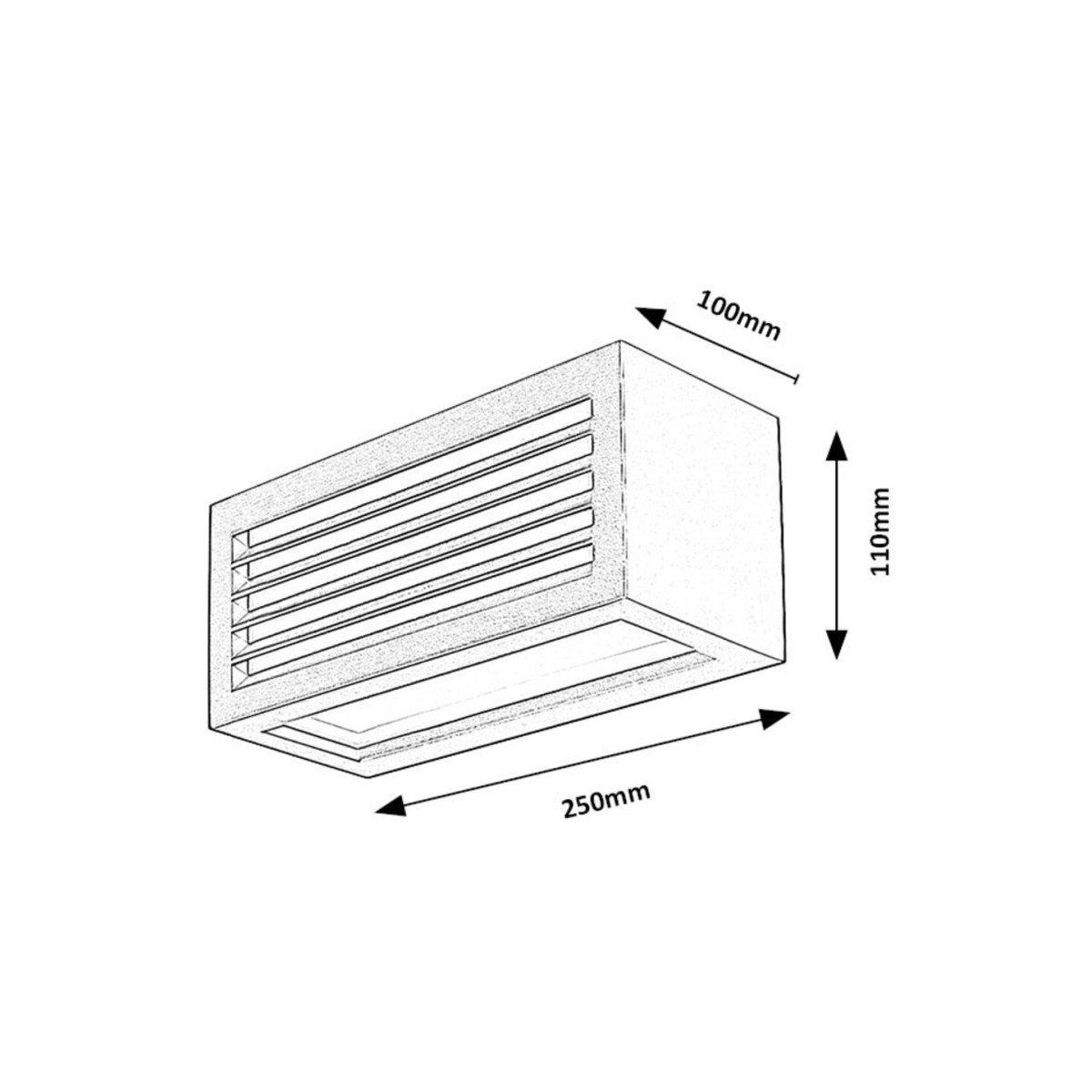 Rabalux Lublin 77100 - typ - Zewnętrzne lampy ścienne