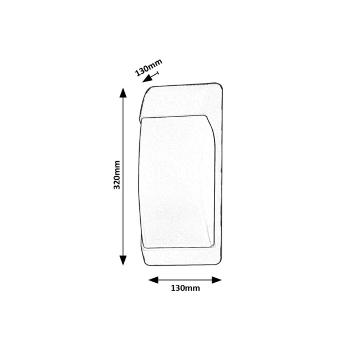 Rabalux Opole 7796 - typ - Zewnętrzne lampy ścienne