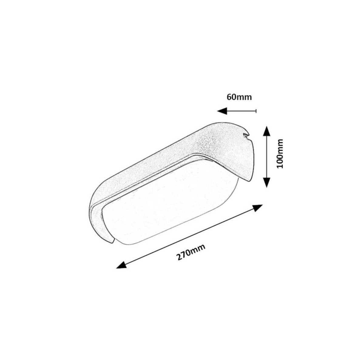 Rabalux Hulst 77041 - typ - Zewnętrzne lampy ścienne